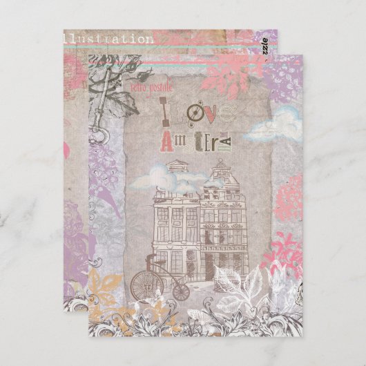  Briefkaart Amsterdam (Voorkant / Achterkant)