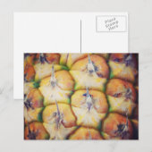 Briefkaart anananastextuur (Voorkant / Achterkant)