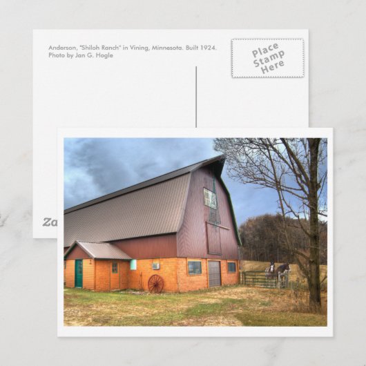 Briefkaart, Anderson Barn Briefkaart (Voorkant / Achterkant)
