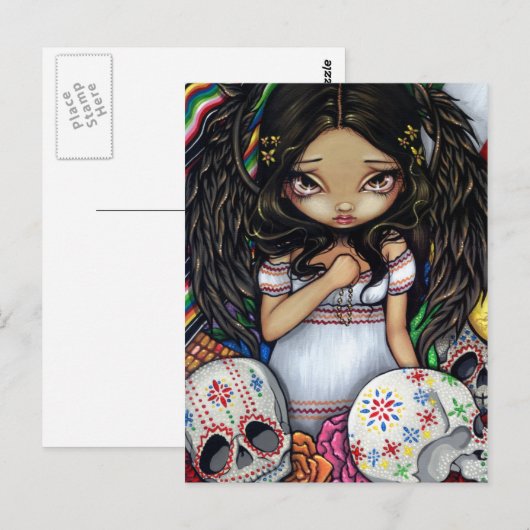 briefkaart "Angel de los Muertos" (Voorkant / Achterkant)