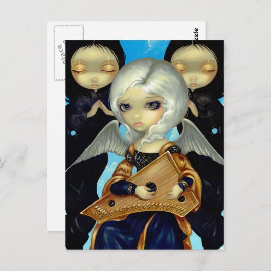 briefkaart "Angel met een slagader" (Voorkant / Achterkant)