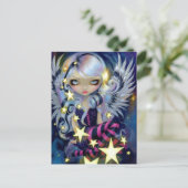 briefkaart "Angel of Starlight" (Staand voorkant)