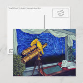 briefkaart "AngelBelle en de Canarische Eilanden"  (Voorkant / Achterkant)