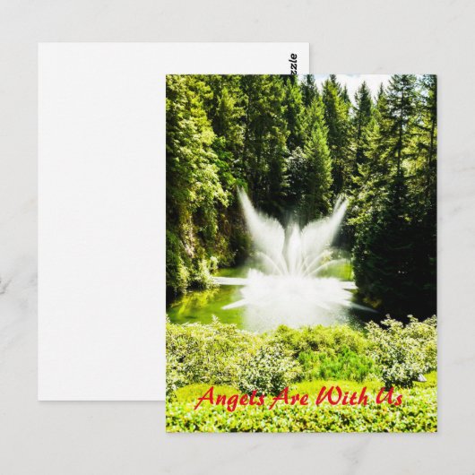 Briefkaart Angels is bij ons (Voorkant / Achterkant)