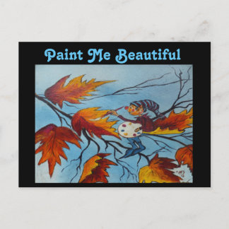 Briefkaart Ann Hayes Pixie Painting