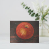 Briefkaart Ann Hayes schilderend Apple (Staand voorkant)