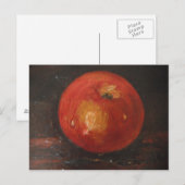 Briefkaart Ann Hayes schilderend Apple (Voorkant / Achterkant)