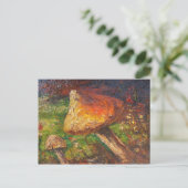 Briefkaart Ann Hayes Schilderpaddenstoel (Staand voorkant)