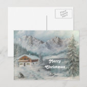 Briefkaart Ann Hayes schildert de Beierse sneeuwdr (Voorkant / Achterkant)