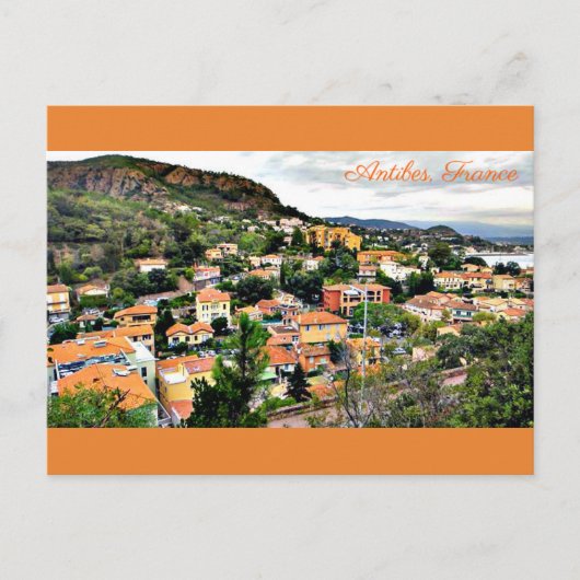Briefkaart Antibes, Frankrijk (Voorkant)