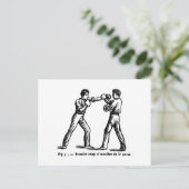 Briefkaart Antiek illustratie (Staand voorkant)
