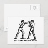 Briefkaart Antiek illustratie (Voorkant / Achterkant)