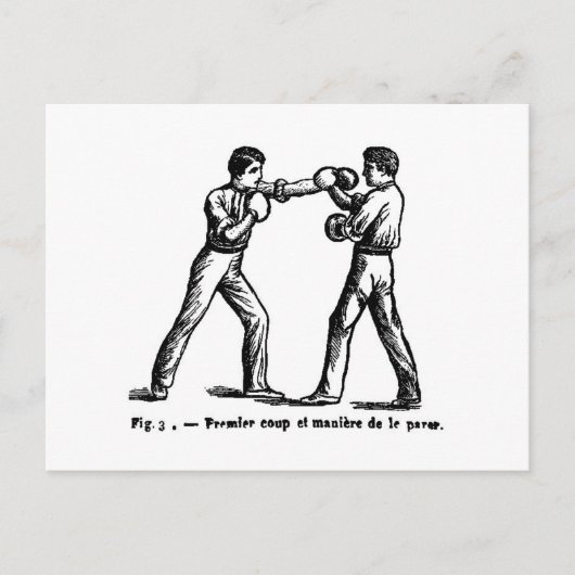 Briefkaart Antiek illustratie (Voorkant)