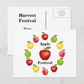 Briefkaart appelen (Voorkant / Achterkant)