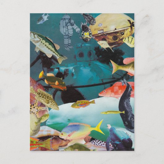 Briefkaart Aqua Adventures (Voorkant)