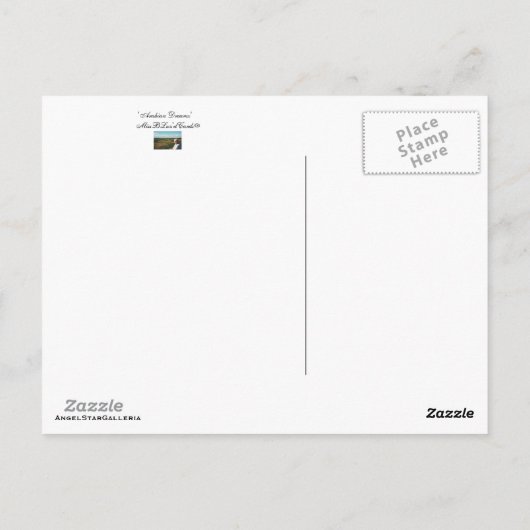 briefkaart "Arabian Dreamweaver" (Achterkant)