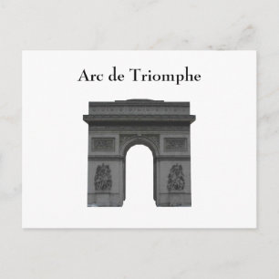 Briefkaart: Arc de Triomphe Briefkaart