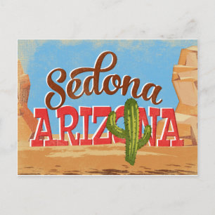 Briefkaart Arizona Vintage Travel