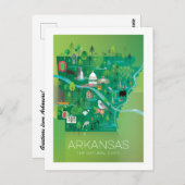 Briefkaart Arkansas (Voorkant / Achterkant)