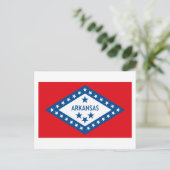 Briefkaart Arkansas Flag (Staand voorkant)