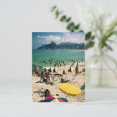 briefkaart "Arpoador Beach, Rio de Janeiro" (Staand voorkant)