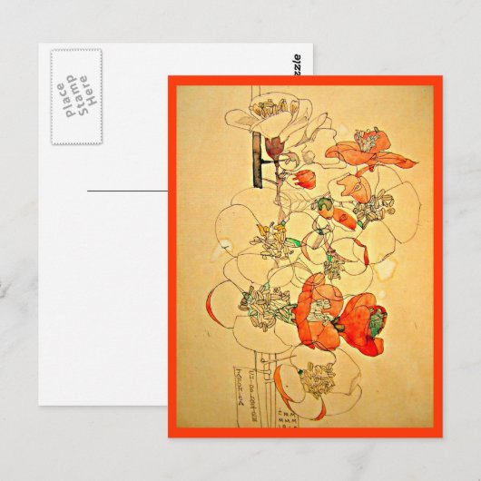 Briefkaart- Art-Charles Rennie Mackintosh 20 Briefkaart (Voorkant / Achterkant)