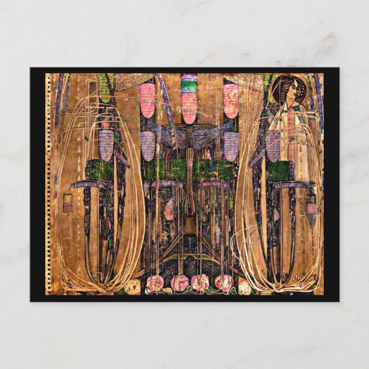 Briefkaart- Art-Charles Rennie Mackintosh 25 Briefkaart (Voorkant)