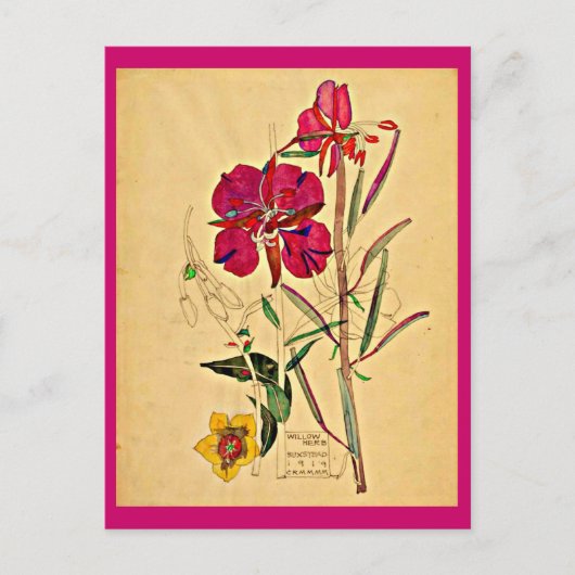 Briefkaart- Art-Charles Rennie Mackintosh 26 Briefkaart (Voorkant)