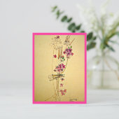 Briefkaart- Art-Charles Rennie Mackintosh 3 Briefkaart (Staand voorkant)