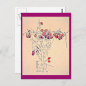 Briefkaart- Art-Charles Rennie Mackintosh 6 Briefkaart (Voorkant / Achterkant)