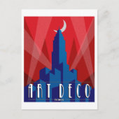 Briefkaart - Art Deco Empire State Building (Voorkant)