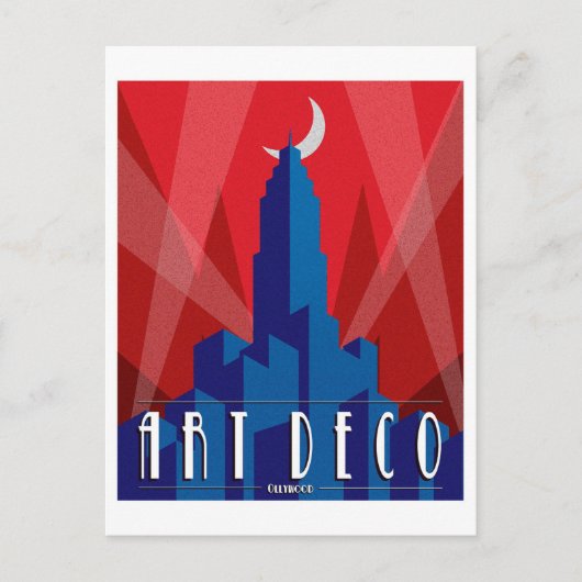 Briefkaart - Art Deco Empire State Building (Voorkant)