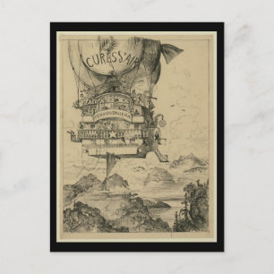 Briefkaart- Art-Hot Air-ballonnen 3 Briefkaart