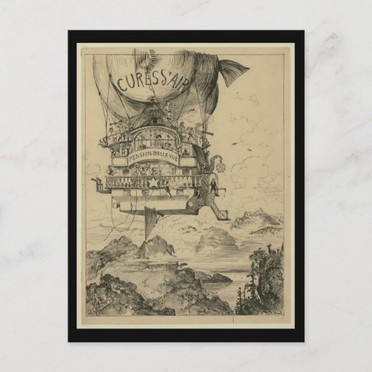 Briefkaart- Art-Hot Air-ballonnen 3 Briefkaart (Voorkant)