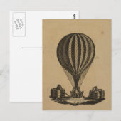 Briefkaart- Art-Hot Air-ballonnen 5 Briefkaart (Voorkant / Achterkant)