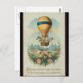 Briefkaart- Art-Hot Air-ballonnen 6 Briefkaart (Voorkant / Achterkant)