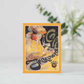 Briefkaart: Art Nouveau Café Briefkaart (Staand voorkant)