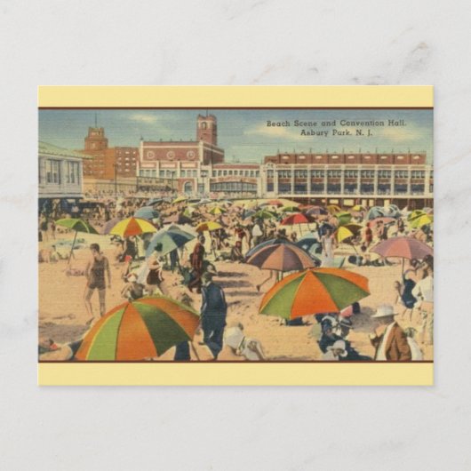 Briefkaart  Asbury Park (Voorkant)