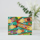 BRIEFKAART ~ ASIAN PRODUCT FOODS STORE OPEN BEDRIJ (Staand voorkant)