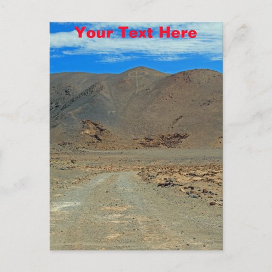  briefkaart Atacama geoglyphs (Voorkant)