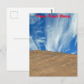  briefkaart Atacama-wolken (Voorkant / Achterkant)