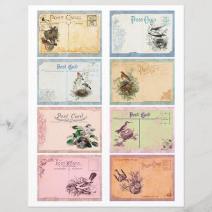  Briefkaart ATC-Kaarten, plakboek