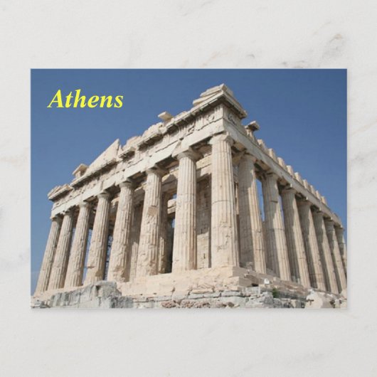 Briefkaart Athene (Voorkant)