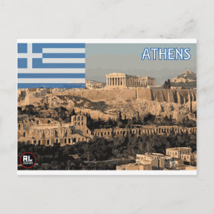 Briefkaart Athene