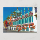 Briefkaart Atlantische stad (Voorkant)