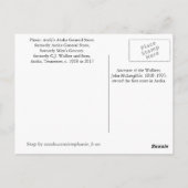 Briefkaart - Atoka, Tennessee (Achterkant)