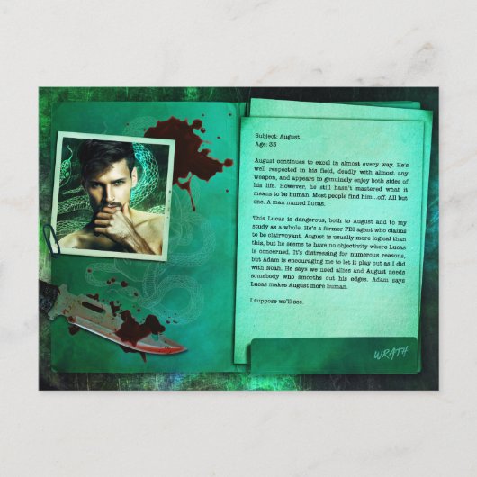 Briefkaart augustus (Voorkant)