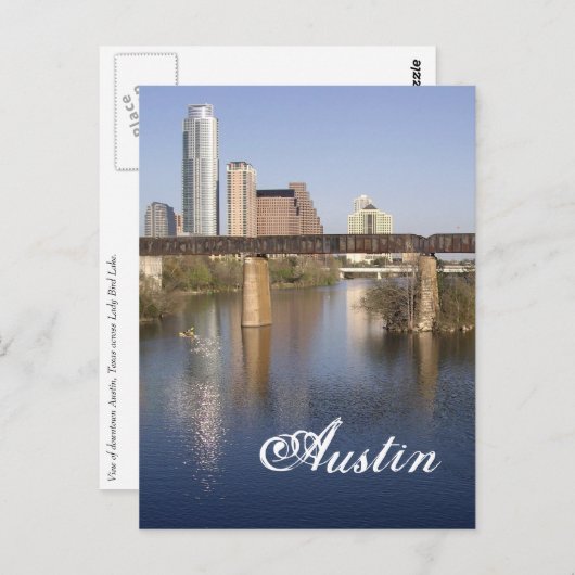 Briefkaart Austin Texas (Voorkant / Achterkant)