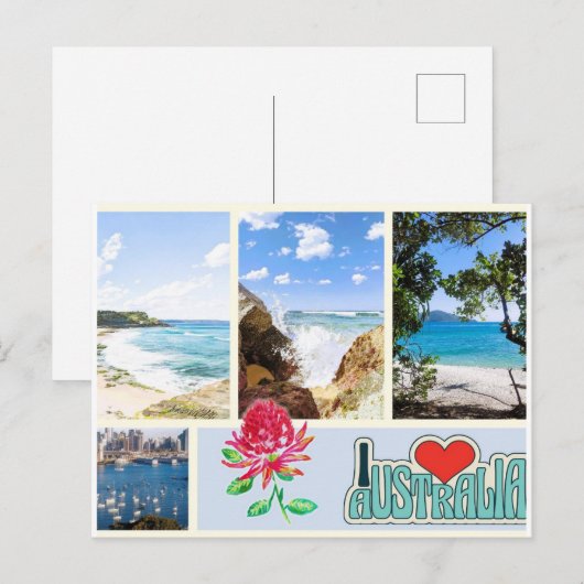 Briefkaart Australië (Voorkant / Achterkant)