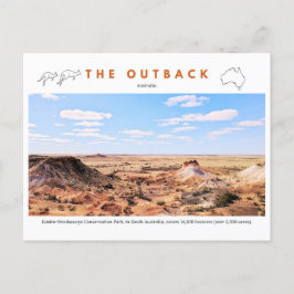 Briefkaart Australië De Outback